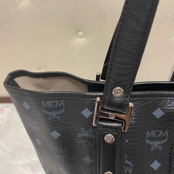 Authentic MCM Tote Black - Picture 5 of 14